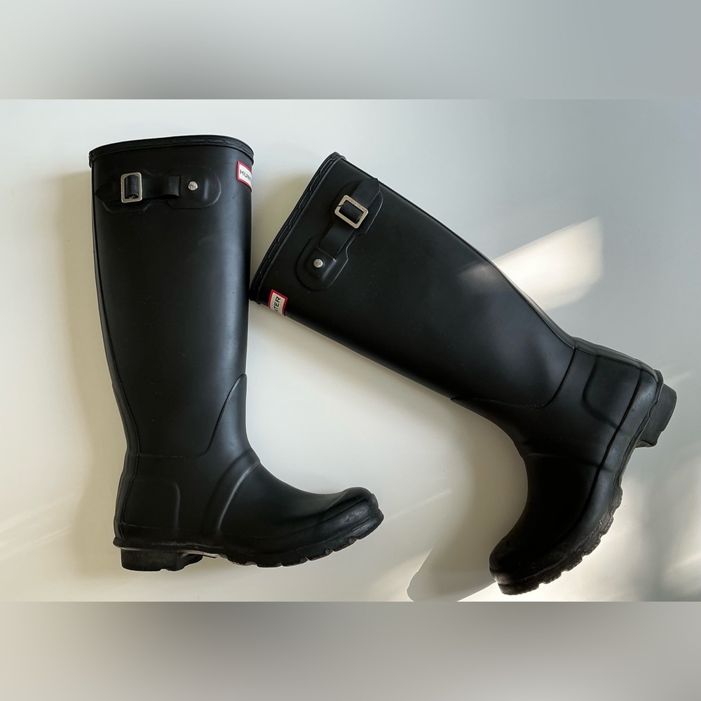Hunter Original Side Adjustable Wellies Sz 37/6 - Picture 2 of 16